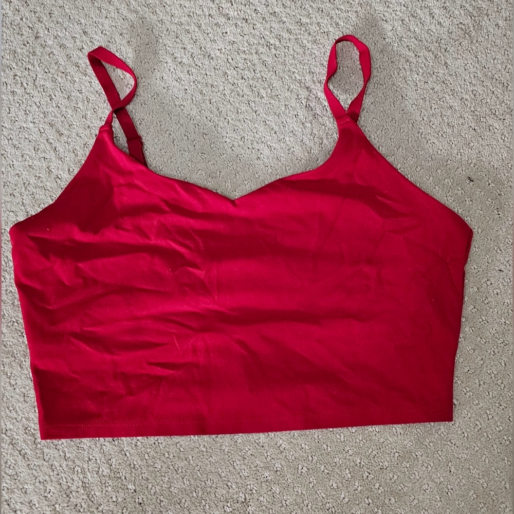 Athleta elation adjustable crop bra size L